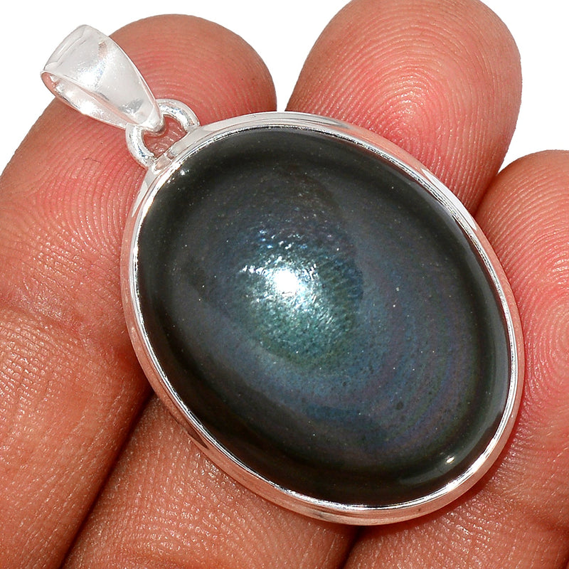 1.6" Obsidian Eye Pendants - OBEP788