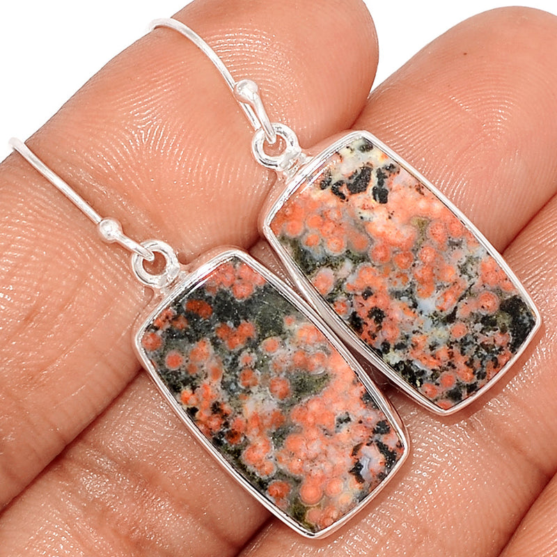 1.6" Ocean Jasper Earrings - OCJE96