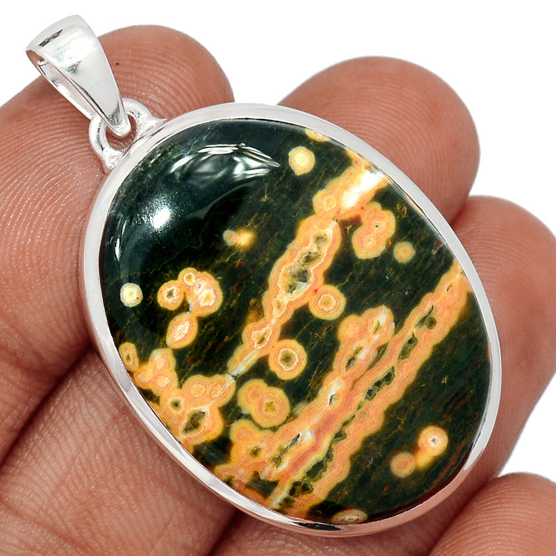 1.7" Ocean Japser Pendants - OCJP929