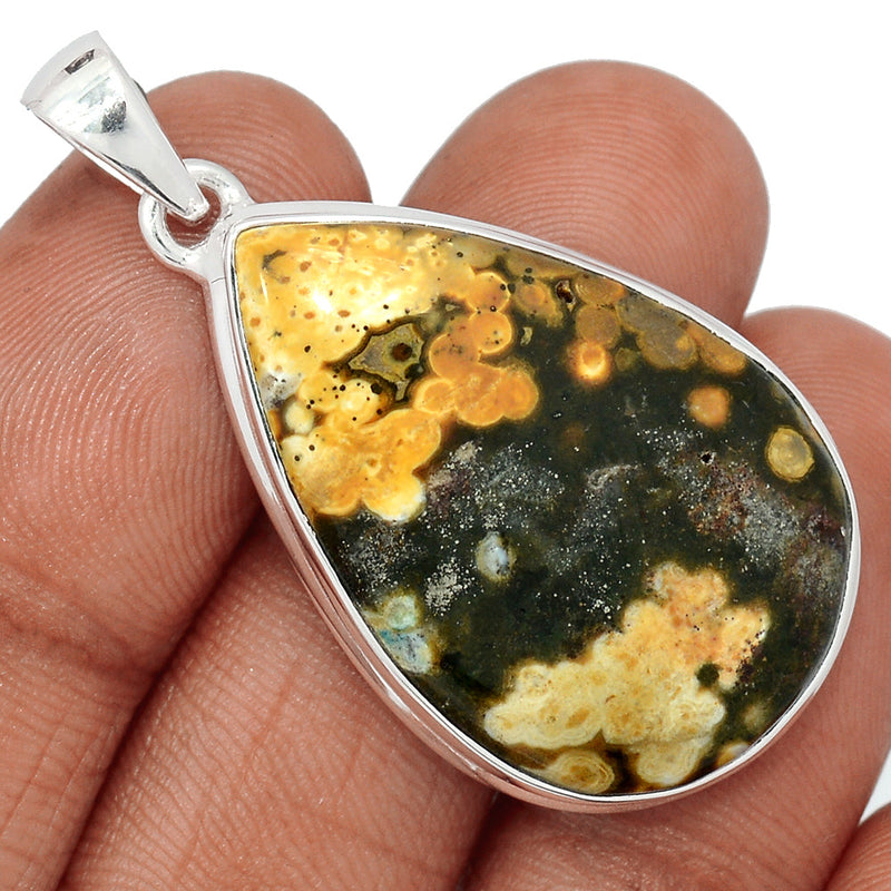 1.7" Ocean Japser Pendants - OCJP934