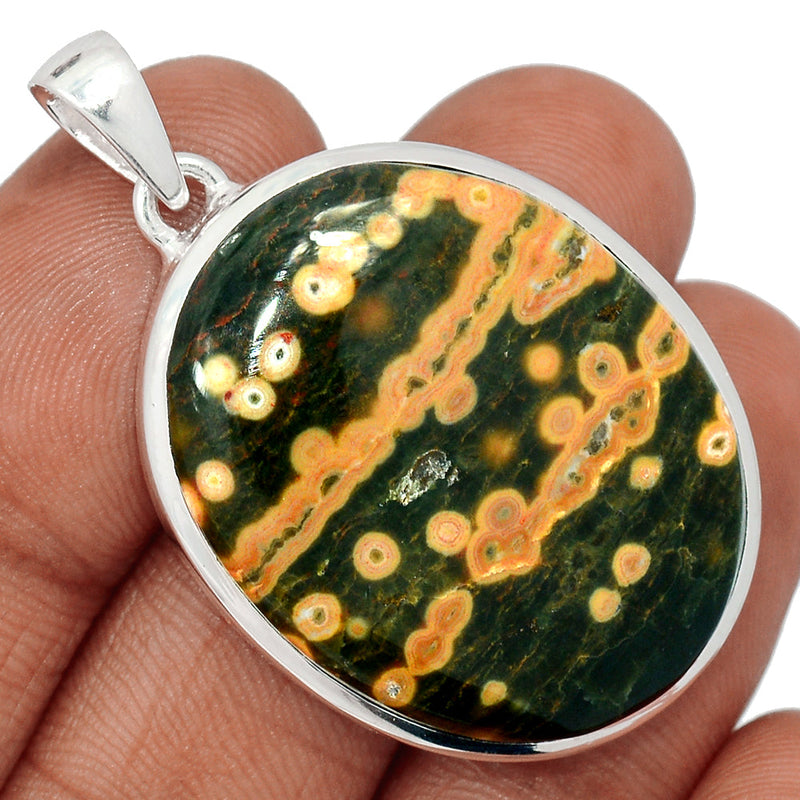 1.7" Ocean Japser Pendants - OCJP936