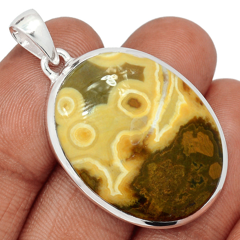 1.6" Ocean Japser Pendants - OCJP939