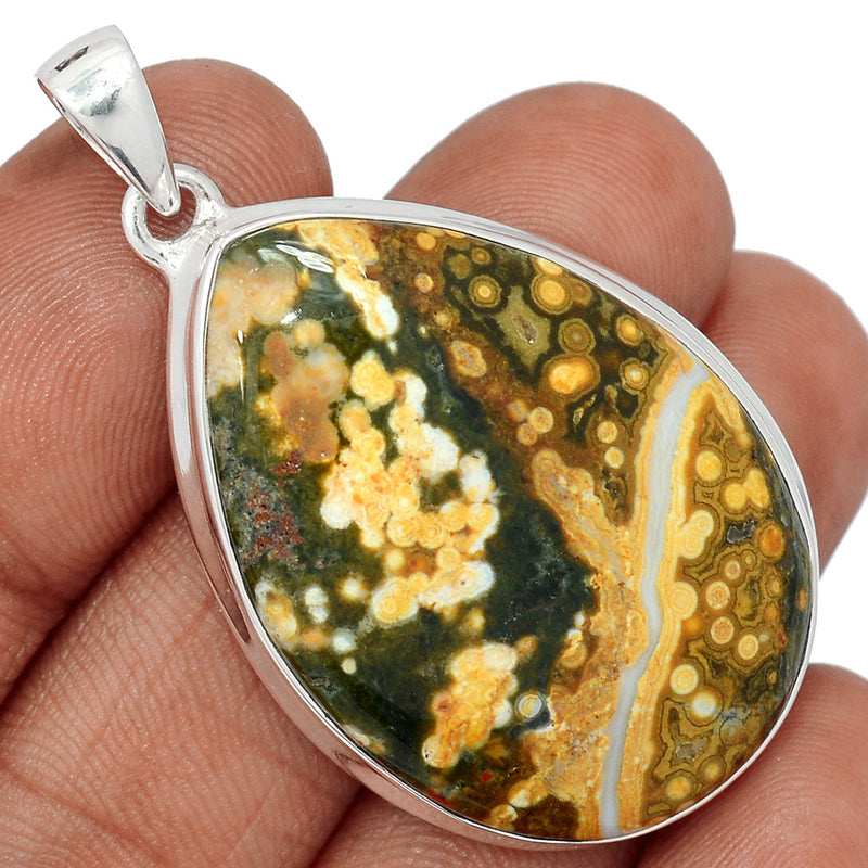 1.8" Ocean Japser Pendants - OCJP946