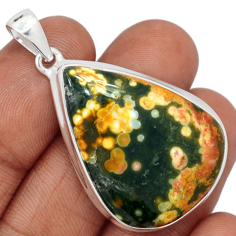 1.7" Ocean Japser Pendants - OCJP950