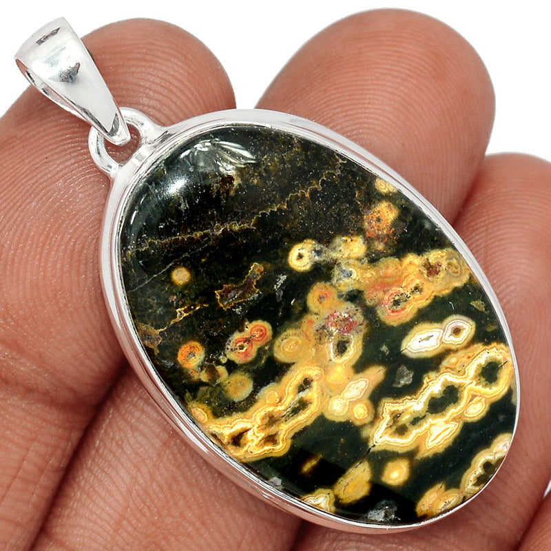 1.7" Ocean Japser Pendants - OCJP952