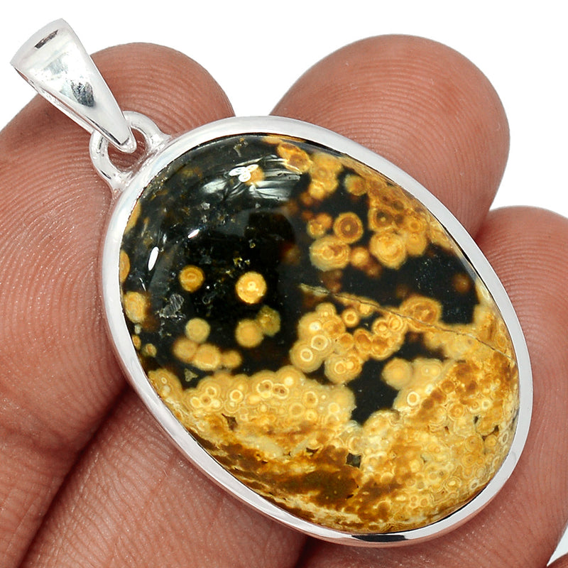 1.6" Ocean Japser Pendants - OCJP959