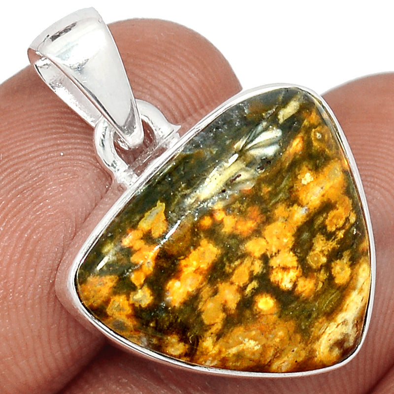 1.1" Ocean Japser Pendants - OCJP972