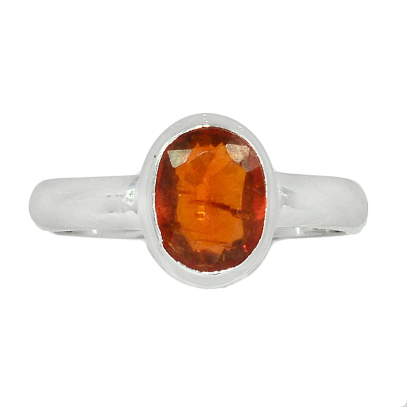 Orange Kyanite Faceted Ring - OKFR104
