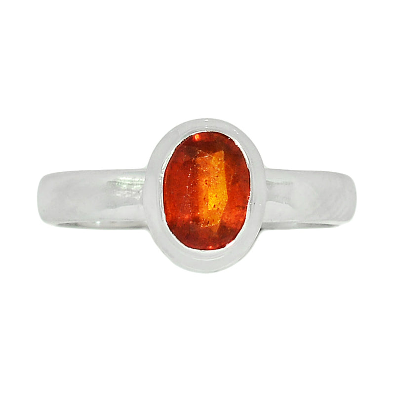 Orange Kyanite Faceted Ring - OKFR105