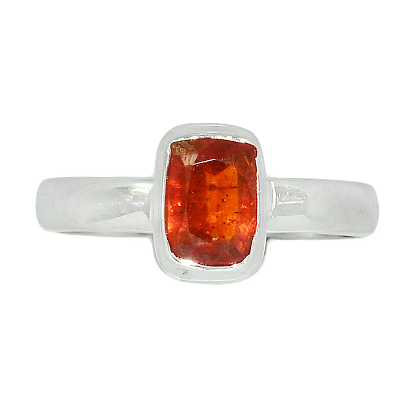 Orange Kyanite Faceted Ring - OKFR110