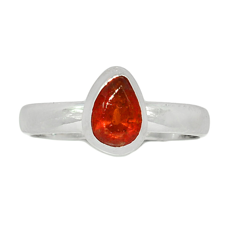 Orange Kyanite Faceted Ring - OKFR112