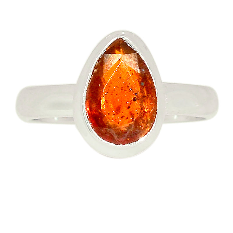 Orange Kyanite Faceted Ring - OKFR125