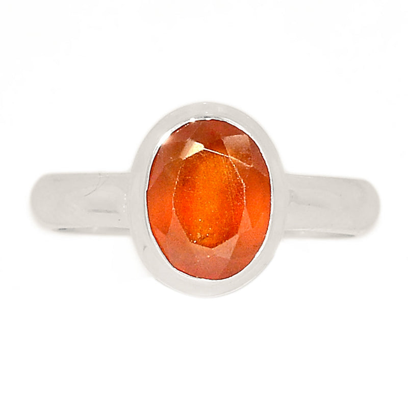 Orange Kyanite Faceted Ring - OKFR144