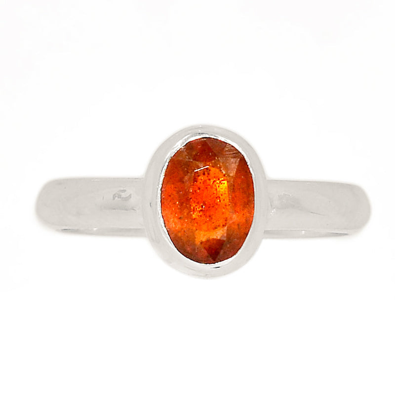 Orange Kyanite Faceted Ring - OKFR146