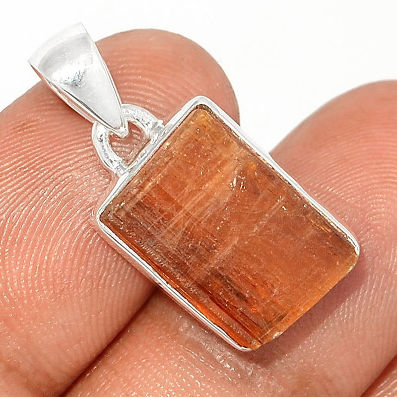 1" Orange Kyanite Rough Pendants - OKRP424