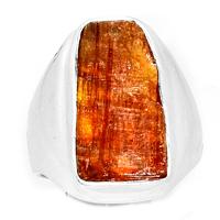 Orange Kyanite Rough Ring - OKRR59