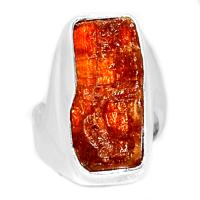 Orange Kyanite Rough Ring - OKRR63