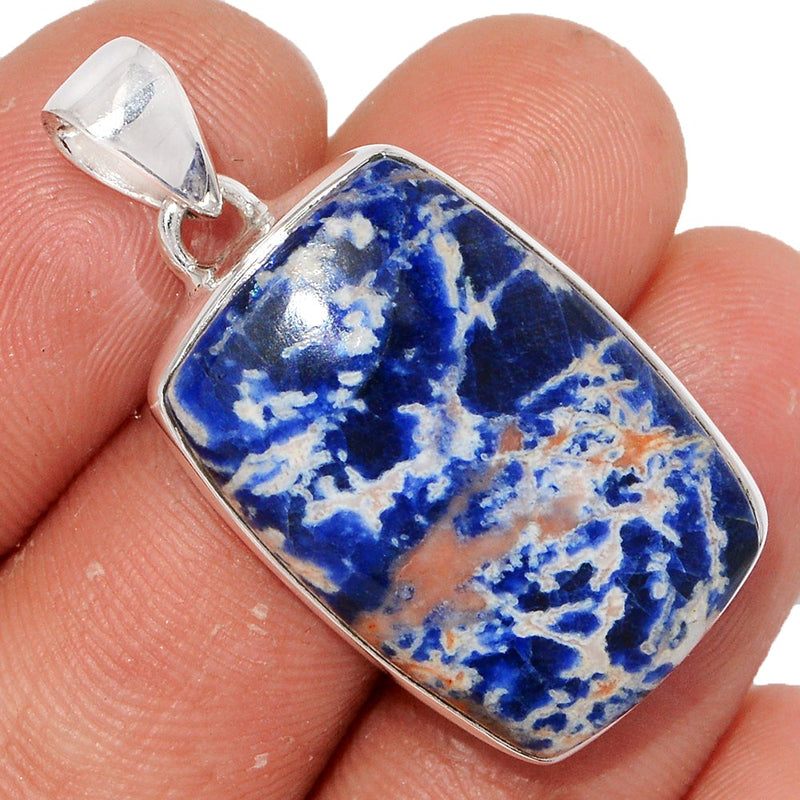 1.5" Orange Sodalite Pendants - ORSP346