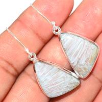 Orange Scolecite Earring-OSCE61