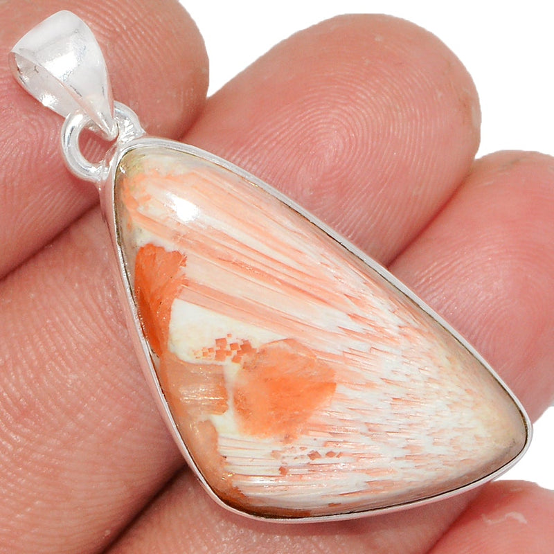 1.6" Orange Scolecite Pendants - OSCP339