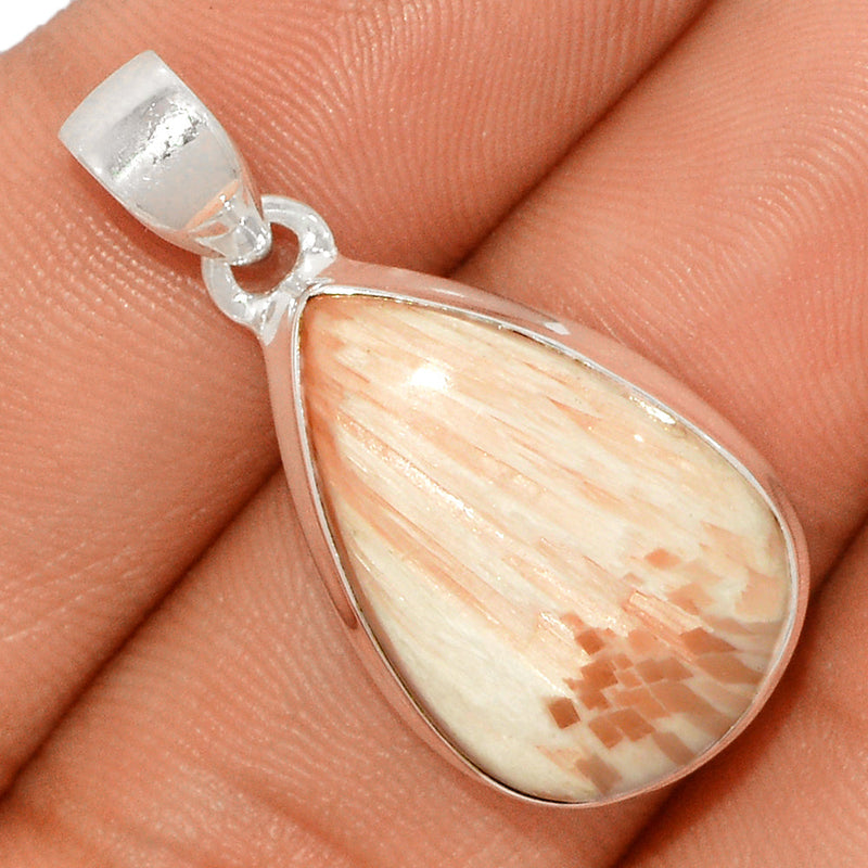 1.2" Orange Scolecite Pendants - OSCP405