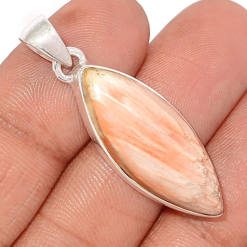 1.5" Orange Scolecite Pendants - OSCP438