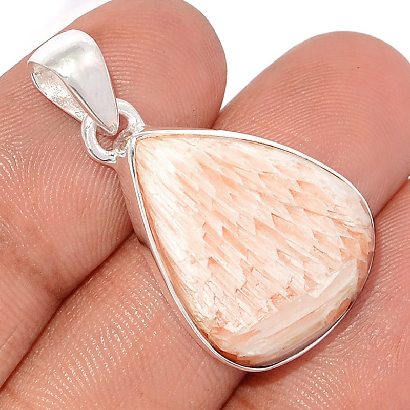 1.2" Orange Scolecite Pendants - OSCP453