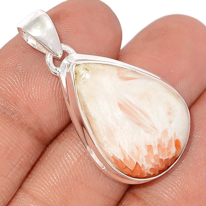 1.3" Orange Scolecite Pendants - OSCP456