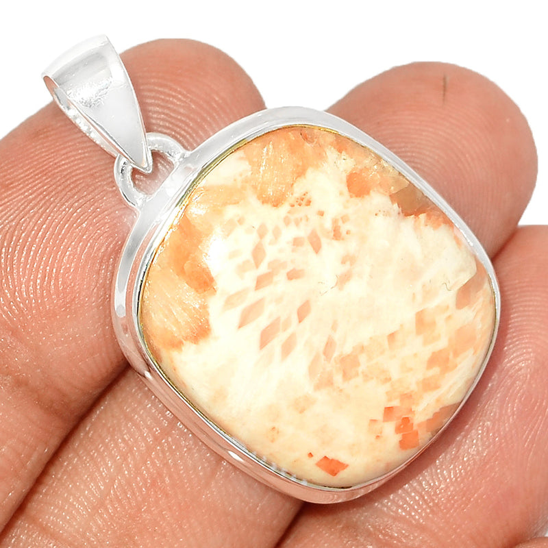 1.5" Orange Scolecite Pendants - OSCP497