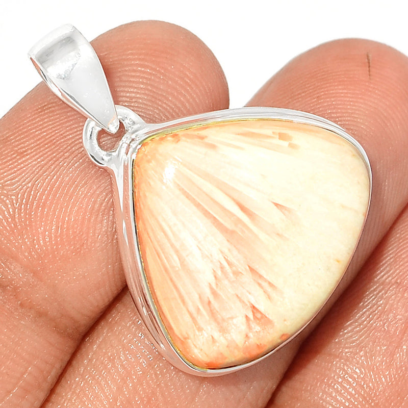 1.2" Orange Scolecite Pendants - OSCP502