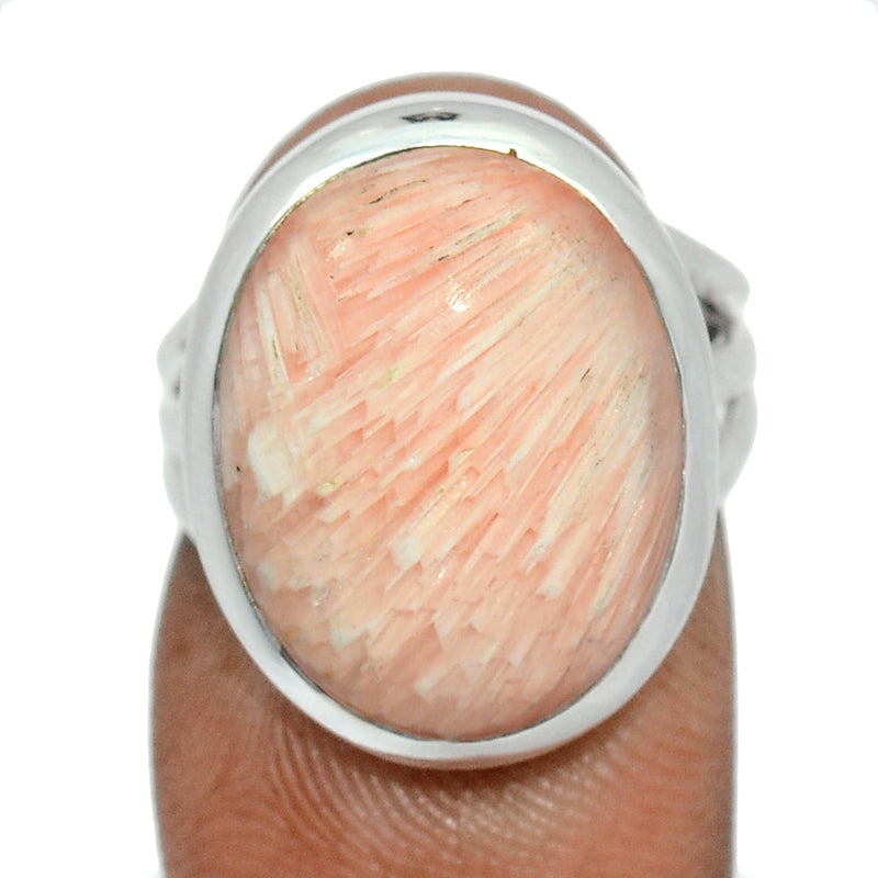 Orange Scolecite Ring - OSCR431