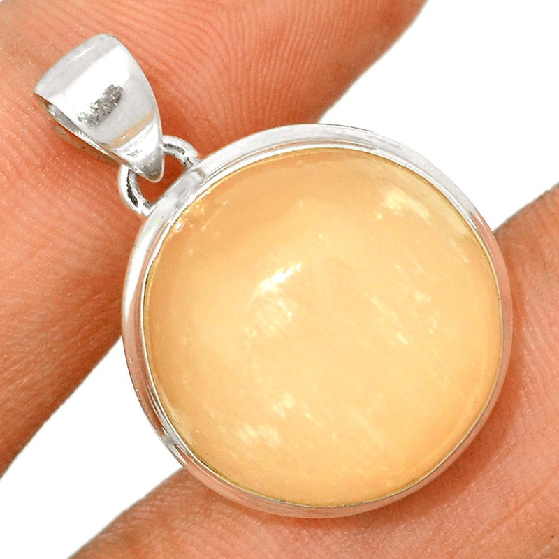 1.1" Orange Selenite Pendants - OSNP103