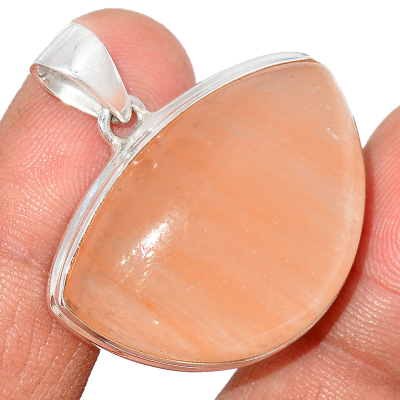 1.3" Orange Selenite Pendants - OSNP139