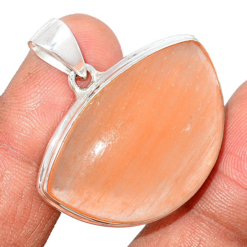 1.3" Orange Selenite Pendants - OSNP149