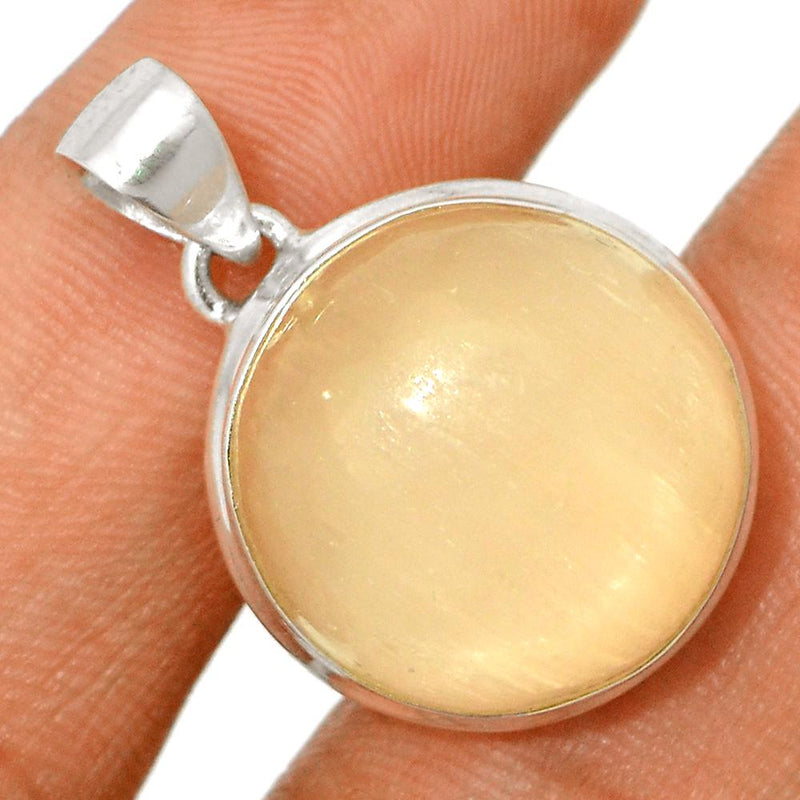 1.1" Orange Selenite Pendants - OSNP94