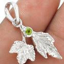 1.1" Peridot Pendants - P1302P