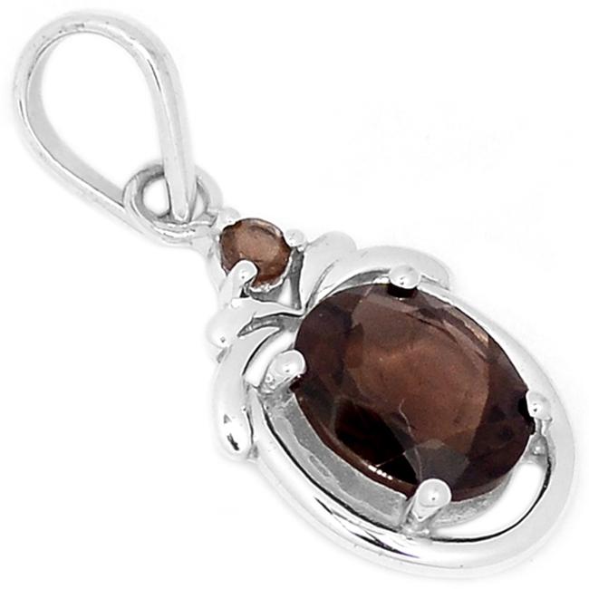 1.1" Smokey Quartz Pendants - P1307S