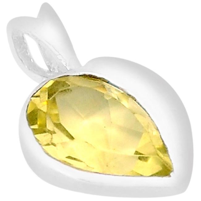 0.7" Lemon Topaz Pendants - P1308LT