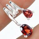 0.8" Garnet Pendants - P1313G