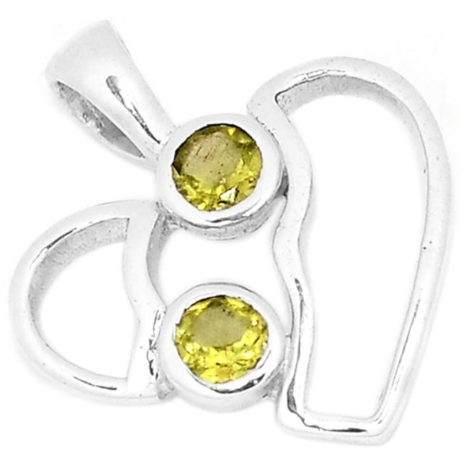 0.7" Peridot Pendants - P1315P