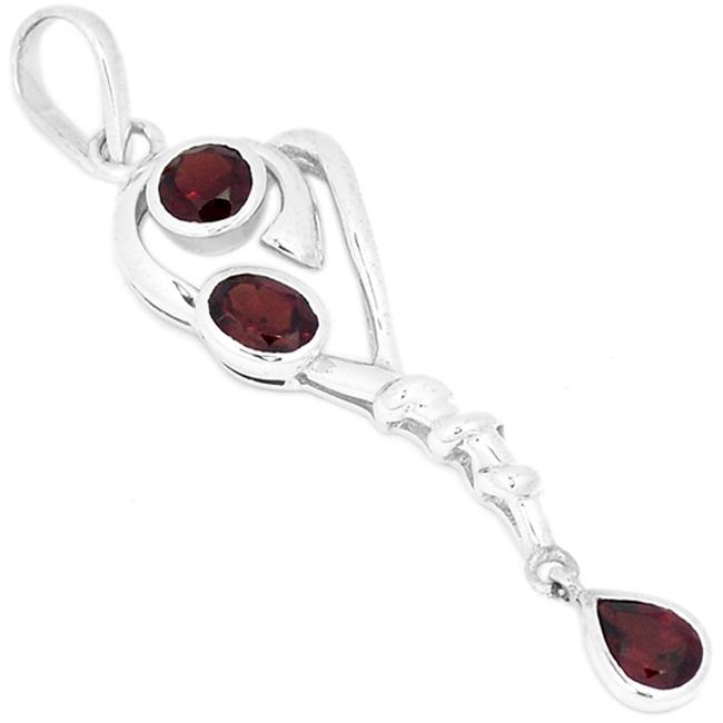 2.3" Garnet Pendants - P1318G