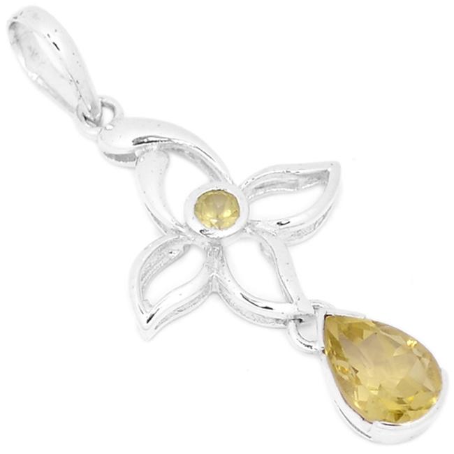 2.1" Lemon Topaz Pendants - P1332LT