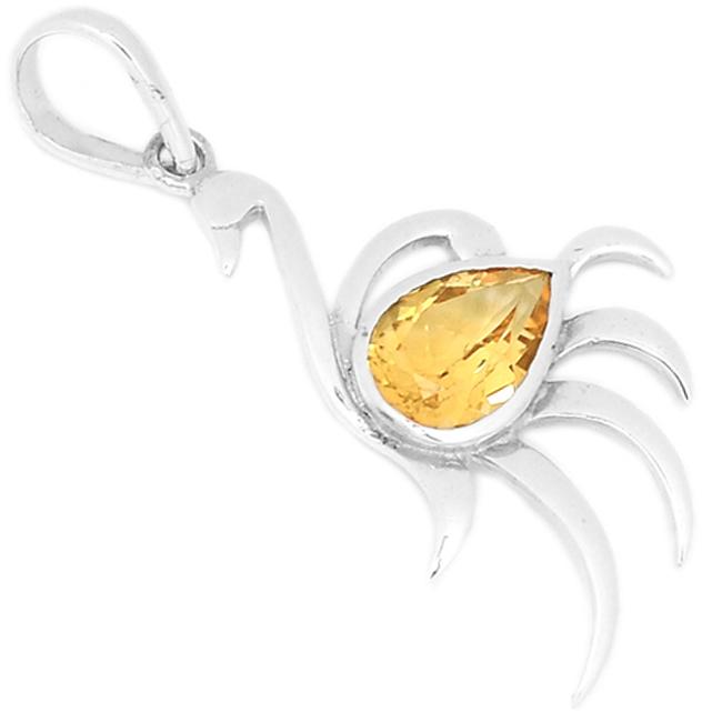 1.6" Citrine Pendants - P1337C