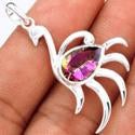 1.6" Mystic Topaz Pendants - P1337MT