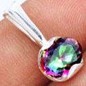 0.7" Mystic Topaz Pendants - P1343MT