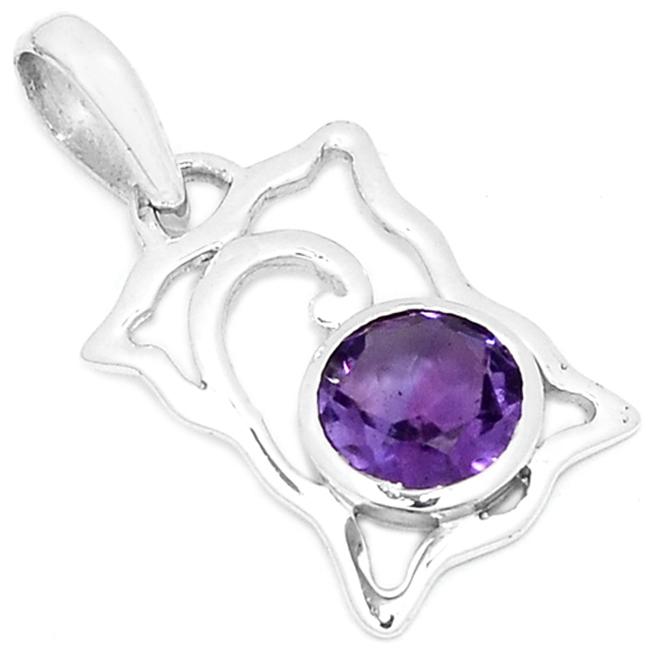 1.1" Amethyst Pendants - P1348A