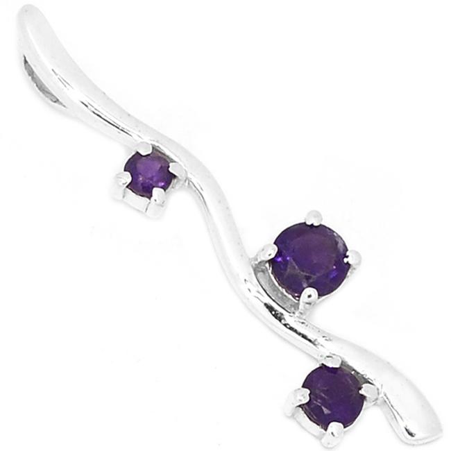 1.5" Amethyst Pendants - P1349A