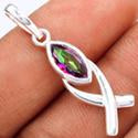 1.3" Mystic Topaz Pendants - P1350MT