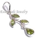 1.2" Peridot Pendants - P1351P