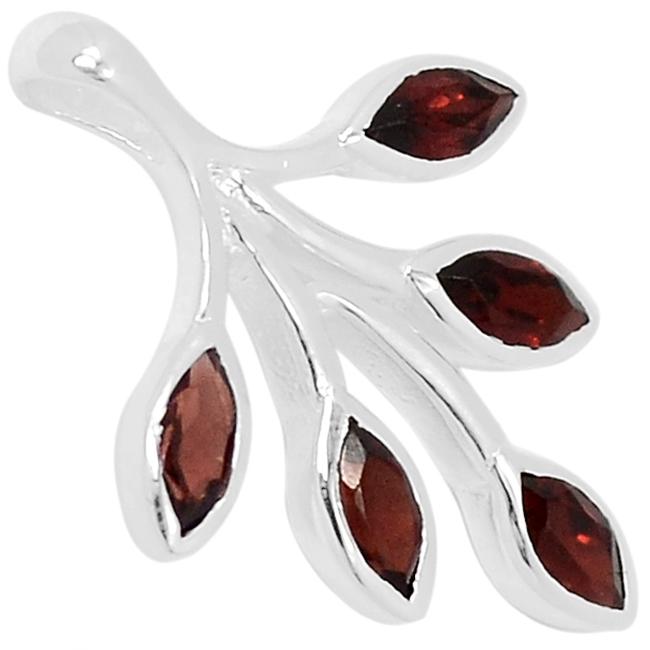 1" Garnet Pendants - P1356G